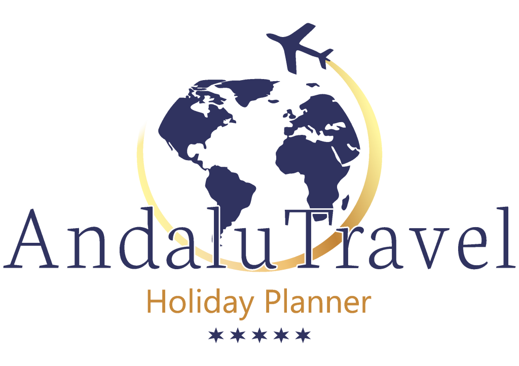 Logo de AndaluTravel, agencia de viajes especializada en Andalucía y Marruecos