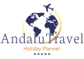 Logo de AndaluTravel, agencia de viajes especializada en Andalucía y Marruecos